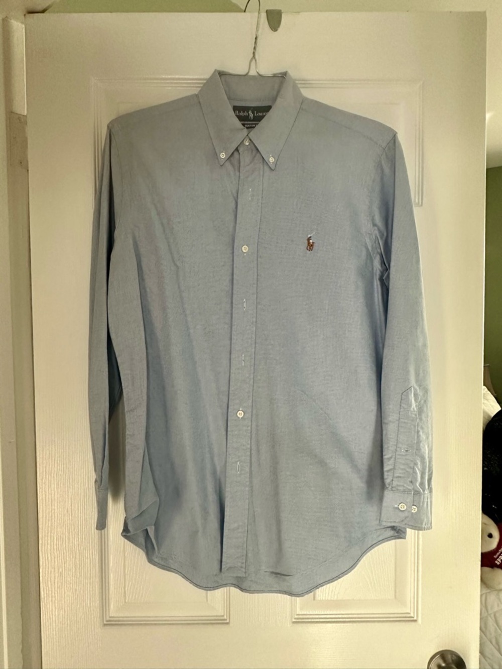 Ralph Lauren Men's Light Blue Button-Down Oxford Shirt